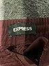 Express 100% Polyester Solid Burgundy Casual Pants Size XL - photo 4
