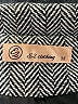 E2 Clothing 100% Cotton Houndstooth Tweed Gray Vest Size M - photo 6