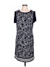 MICHAEL Michael Kors Paisley Blue Casual Dress Size L - photo 1