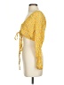 Rhode X Target 100% Rayon Yellow 3/4 Sleeve Blouse Size S - photo 5