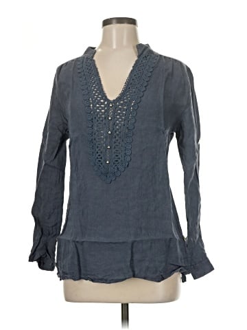 Tempo Paris Long Sleeve Blouse (view 1)