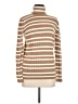 Talbots Stripes Tan Turtleneck Sweater Size M - photo 1