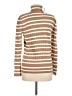 Talbots Stripes Tan Turtleneck Sweater Size M - photo 2