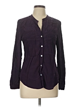 Max Studio Long Sleeve Silk Top