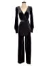 Eliza J Metallic Black Jumpsuit Size 0 - photo 1