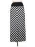 Faded Glory Stripes Black Casual Skirt Size L - photo 1