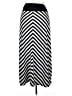 Faded Glory Stripes Black Casual Skirt Size L - photo 2