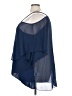 Shein Curve 100% Polyester Blue 3/4 Sleeve Blouse Size 20 Plus (4) - photo 5