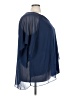 Shein Curve 100% Polyester Blue 3/4 Sleeve Blouse Size 20 Plus (4) - photo 4