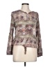 Crosby 100% Rayon Gray Long Sleeve Blouse Size L - photo 1