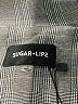 Sugar Lips Plaid Gray Blazer Size L - photo 6