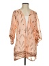 Unbranded 100% Polyester Orange Cardigan Size S (estimated) - photo 1
