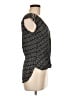 Max Studio Black Short Sleeve Blouse Size M - photo 4