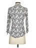 Roz & Ali Silver 3/4 Sleeve Blouse Size XS - photo 2