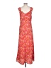 Jonathan Martin 100% Polyester Paisley Red Casual Dress Size 13 - photo 2