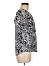 Hilary Radley 100% Polyester Blue Short Sleeve Henley Size M - photo 4