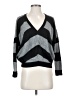 Splendid Chevron-herringbone Gray Black Pullover Sweater Size S - photo 1