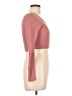 Love Tree Solid Pink Long Sleeve Top Size L - photo 4