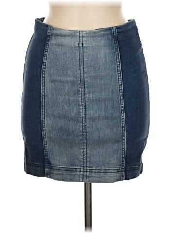 Free People Denim Skirt (view 1)