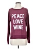 Grayson Threads Burgundy Pullover Sweater Size S - photo 1