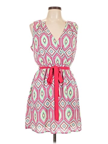 Pink Owl Casual Dress (view 1)