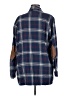 Cato 100% Cotton Plaid Blue Long Sleeve Button-Down Shirt Size M - photo 2