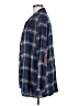 Cato 100% Cotton Plaid Blue Long Sleeve Button-Down Shirt Size M - photo 5