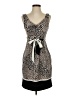 BCBGMAXAZRIA Animal Print Ivory Cocktail Dress Size XS - photo 1