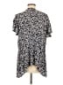 Torrid 100% Rayon Blue Short Sleeve Blouse Size Med (00) - photo 2