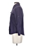 Theory Purple 3/4 Sleeve Button-Down Shirt Size S - photo 5