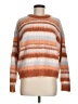 Obey Stripes Orange Pullover Sweater Size M - photo 1
