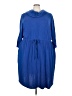 Lane Bryant Blue Casual Dress Size 26 - 28 Plus - photo 1