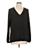 Black Rainn 100% Polyester Black Long Sleeve Blouse Size L - photo 1