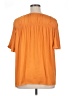 T Tahari 100% Polyester Orange Short Sleeve Blouse Size 1X - photo 2