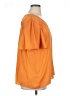 T Tahari 100% Polyester Orange Short Sleeve Blouse Size 1X - photo 4