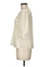 Harlyn 100% Silk Ivory 3/4 Sleeve Silk Top Size M - photo 5