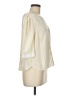 Harlyn 100% Silk Ivory 3/4 Sleeve Silk Top Size M - photo 4