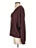 Blu Pepper Tweed Burgundy Pullover Sweater Size S - photo 5
