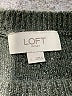 Ann Taylor LOFT Outlet Metallic Gray Pullover Sweater Size L - photo 4