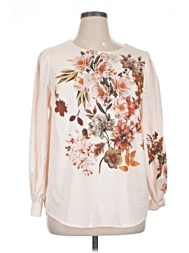 Shein Curve Long Sleeve Blouse