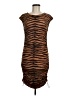 MICHAEL Michael Kors Animal Print Brown Casual Dress Size M - photo 1