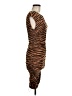 MICHAEL Michael Kors Animal Print Brown Casual Dress Size M - photo 4