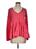 Deletta Red Long Sleeve Top Size XS - photo 1