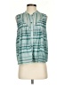 Current Air Teal Sleeveless Blouse Size S - photo 1
