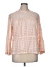 Point Sur 100% Polyester Pink Long Sleeve Blouse Size 14 - photo 1