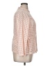 Point Sur 100% Polyester Pink Long Sleeve Blouse Size 14 - photo 4