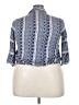 Unique Spectrum Blue 3/4 Sleeve Blouse Size 2X - photo 2