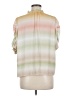 Current Air 100% Polyester Ivory Short Sleeve Blouse Size M - photo 2
