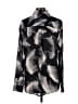 Premise Studio 100% Polyester Print Black Long Sleeve Blouse Size 12 - photo 2
