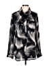 Premise Studio 100% Polyester Print Black Long Sleeve Blouse Size 12 - photo 1